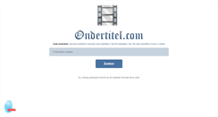 Desktop Screenshot of ondertitel.com